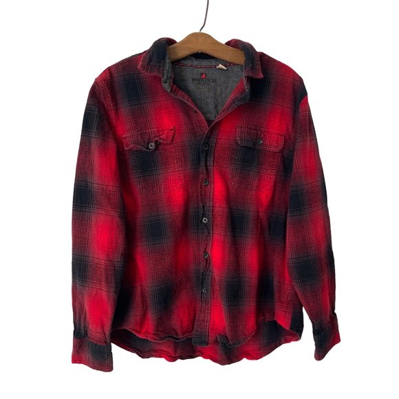 Woolrich Tops - Woolrich Buffalo Plaid Shirt Women XL Flannel Cotton Ranch Farm Western Preppy